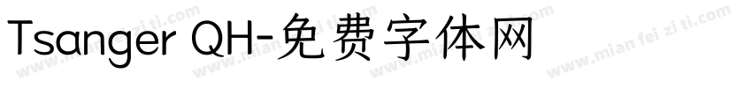 Tsanger QH字体转换